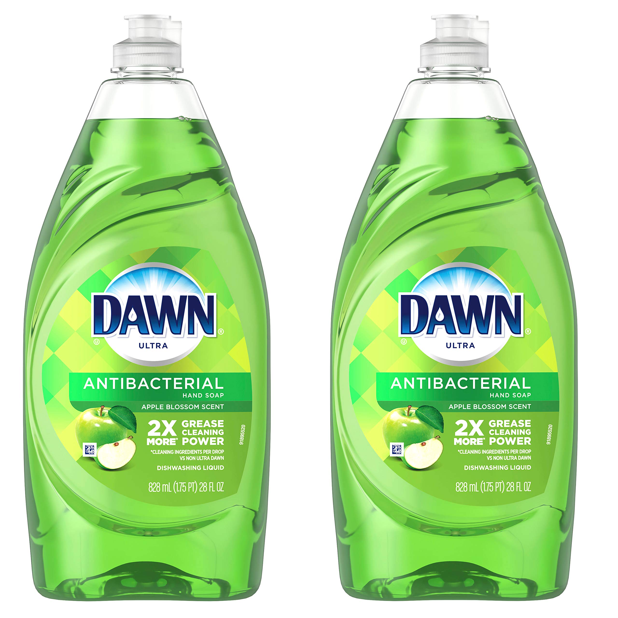 Dawn Ultra Antibacterial Hand Soap - Antibacterial - Families - At Home - Powerful Clean, Long-lasting Protection, 2 x